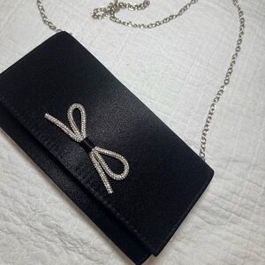 Cartera de noche negra